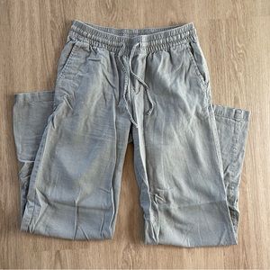 Linen-Blend Summer Pants
